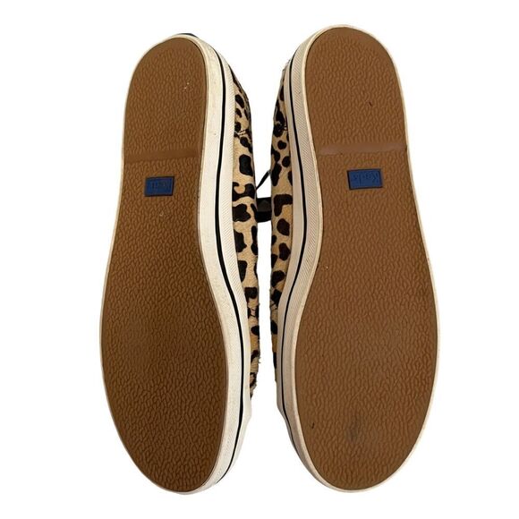 Kate Spade x Keds Calf Hair Leopard Kickstart Lace Up Sneakers Size 9 - Picture 9 of 11